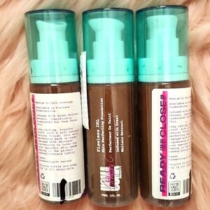 Brand New 3CT. BUNDLE UOMA BEAUTY FLAWLESS IRL SKIN FOUNDATION